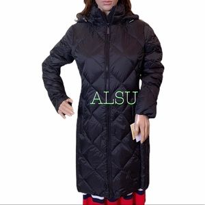 Michael Kors Hooded Packabl Down Puffer Coat Black
